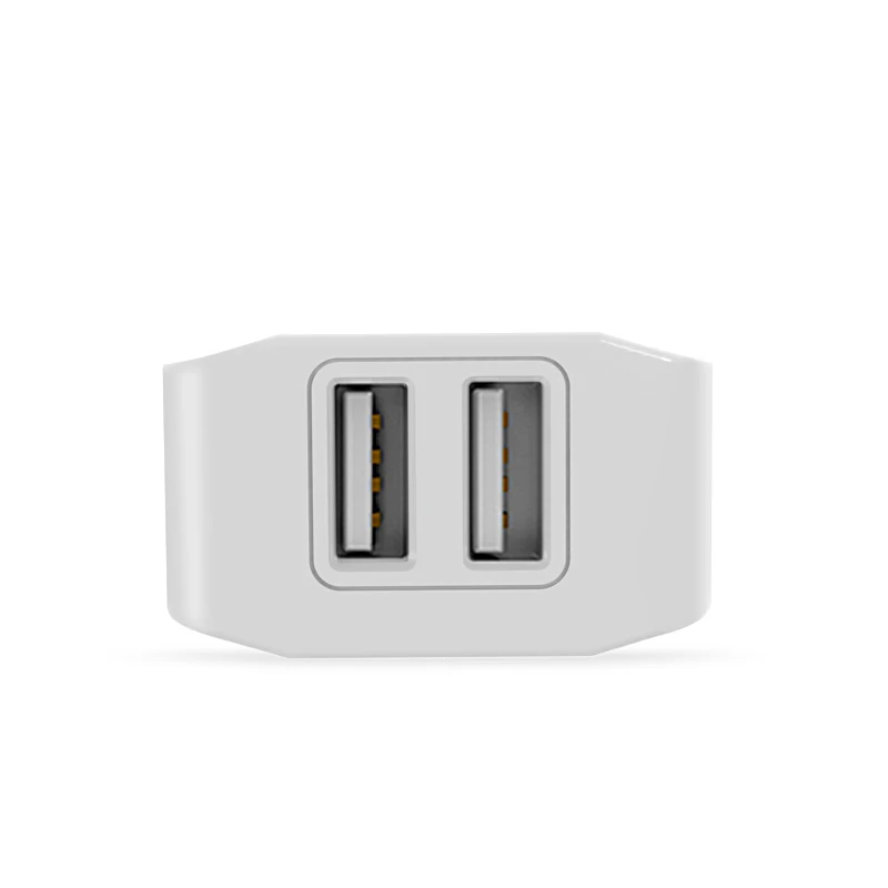 USB штепсельная вилка EU розетка автомобильное быстрое зарядное устройство с двумя