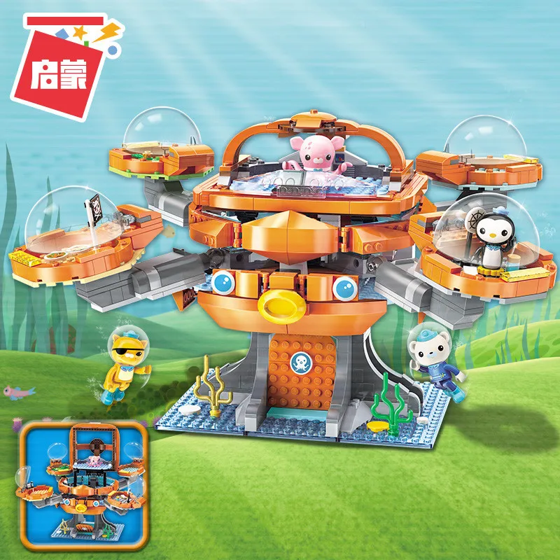 Крупный самолет аэробас создатель идеи город осьминога октопод Octonauts доктор