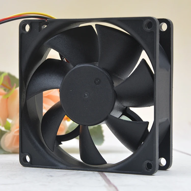 Корпус ADDA 8025 DC 12V 0.55A 8 см 80 мм чехол для инвертора сервера компьютера ПК вентилятор