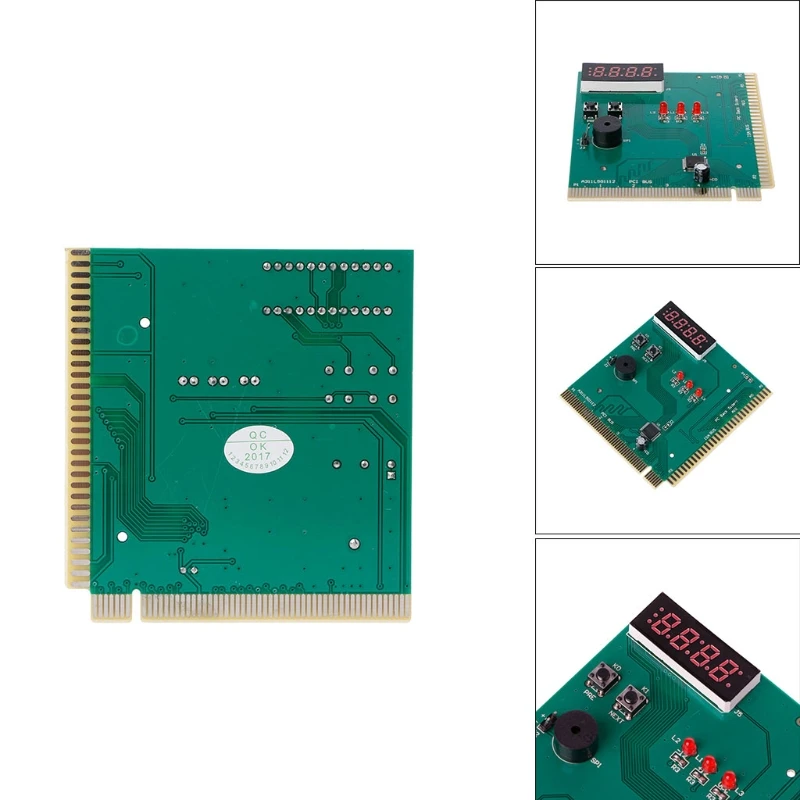 

4-Digit PC Analyzer PCI & ISA Motherboard Analyzer Diagnostic Display 4-Digit Computer Debug Post Card