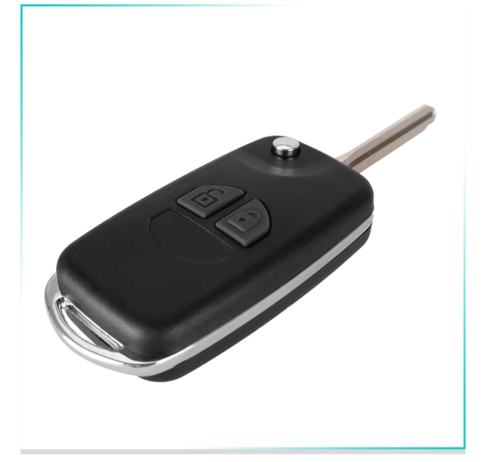 Чехол для ключей Dandkey с 2 кнопками для Suzuki Swift Grand SX4 Liana Aerio Vitara GRAND VITARA Jimny TOY43