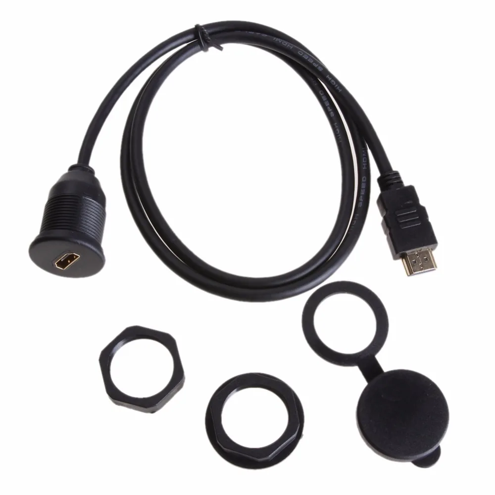 Кабель HDMI для скрытого монтажа-1 метр 3ft удлинитель приборной панели кабель