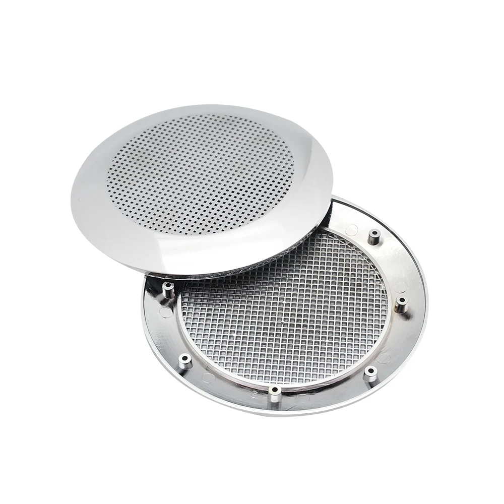 2pcs/lot chromed shower rdaio speaker &amp exhaust fan covers cabin accessories | Обустройство дома