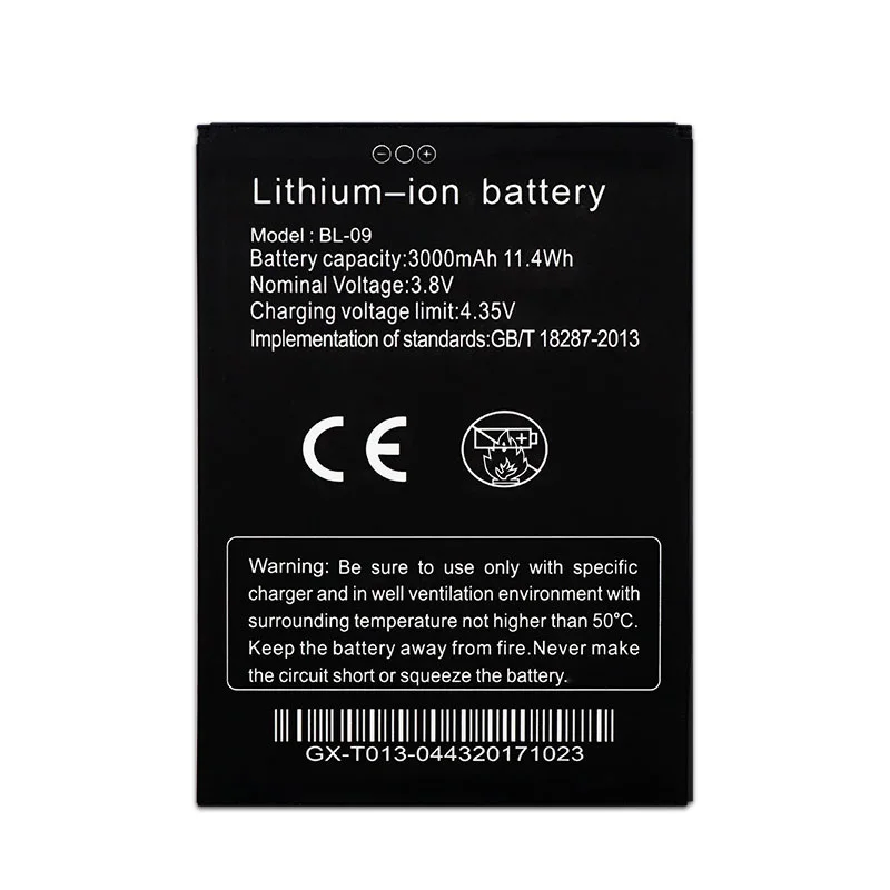 

3000mAh BL 09 BL-09 Battery for THL T9 Pro Bateria Accumulator 3.8V lithium-ion Batterij