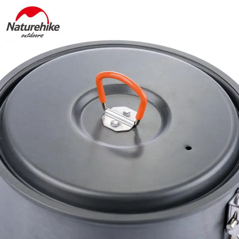 Naturehike Отдых на природе Пикник кастрюли набор посуды нержавеющая сталь открытом