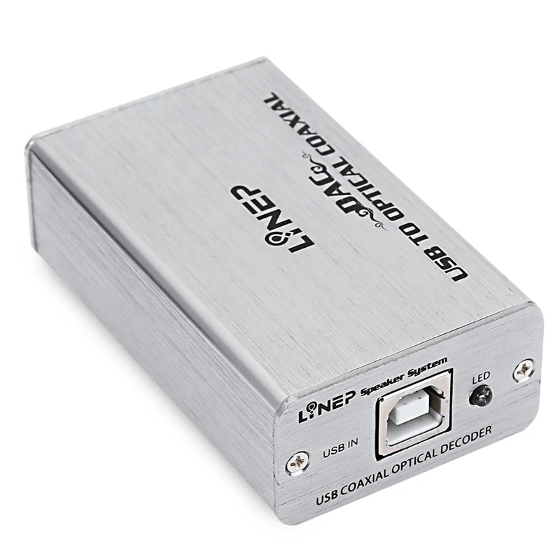Lynepauaio компьютерная Usb внешняя звуковая карта Pcm2704 чип волокно коаксиальный цифровой сигнал Выход аналоговый сигнал 3,5 мм выход для наушников