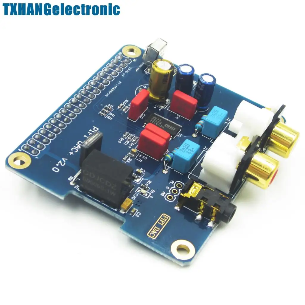 DAC + HIFI аудио модуль звуковой карты I2S интерфейс для Raspberry pi 3 2 B +|sound module|interface moduleaudio