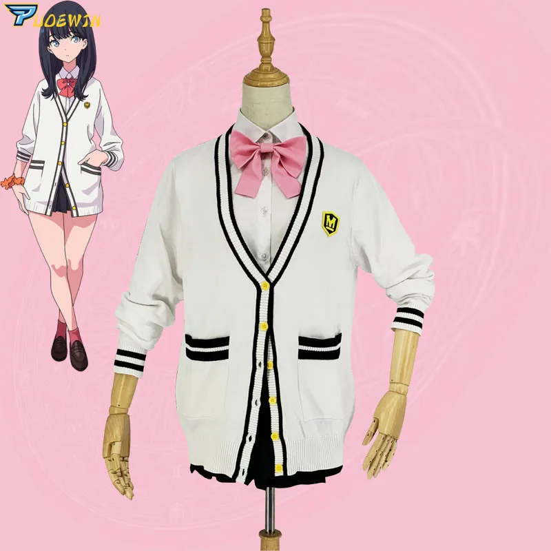 SSSS. GRIDMAN Takarada Rikka Shinjo Akane костюм для косплея японского аниме Denkou Choujin Gridman униформа
