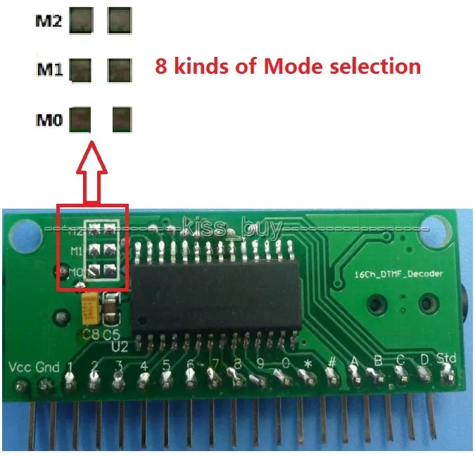 16 канальный DTMF MT8870 аудиодекодер телефонный флэш контроллер для модуля uno r3|uno
