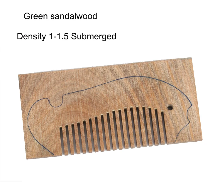 Woodworking crafts art Semi-finished DIY Massage comb Girl gift Red/Green/black sandalwood | Инструменты