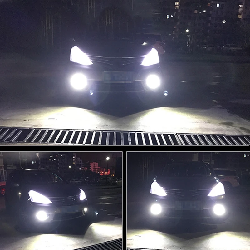 Для Honda Civic 2006-2012 белый автомобиль светодиодный светильник 56W 12V Светодиодный H8 H11