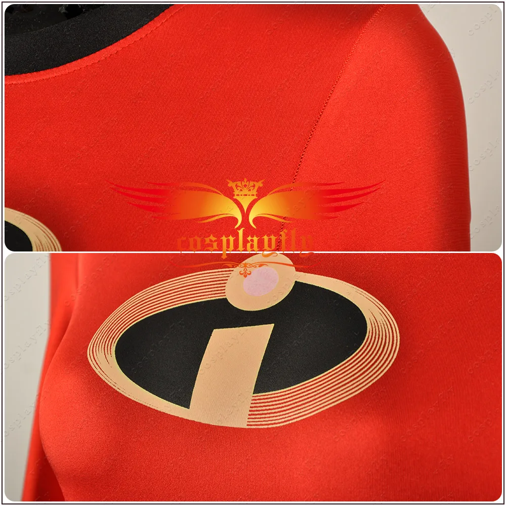 Суперсемейка 2 комбинезон девушка зентай Красный боди Elastigirl Хелен супер женщина