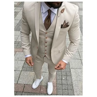 classic slim groomsmen notch lapel groom tuxedos men suits weddingprom best man blazer jacketpantstievest a205