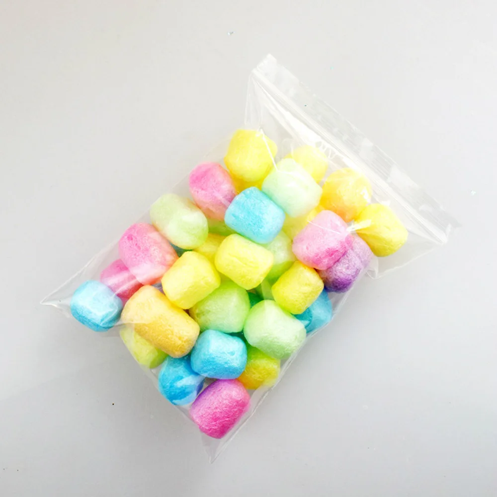 Rainbow Colorful Styrofoam Squish Slime Fluffy Foam Scented Plasticine Slimes Anti Sludge Kid Clay Soft Toy Crystal | Игрушки и хобби