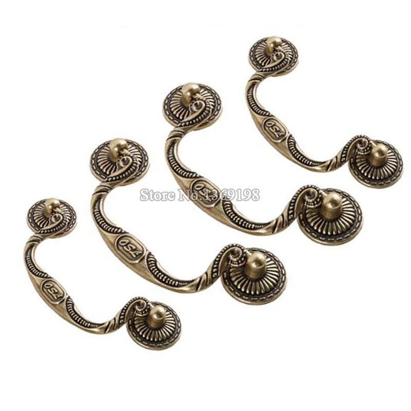 Новинка 10 шт. винтажная коробка держатель чемодана мебельные ручки Арка