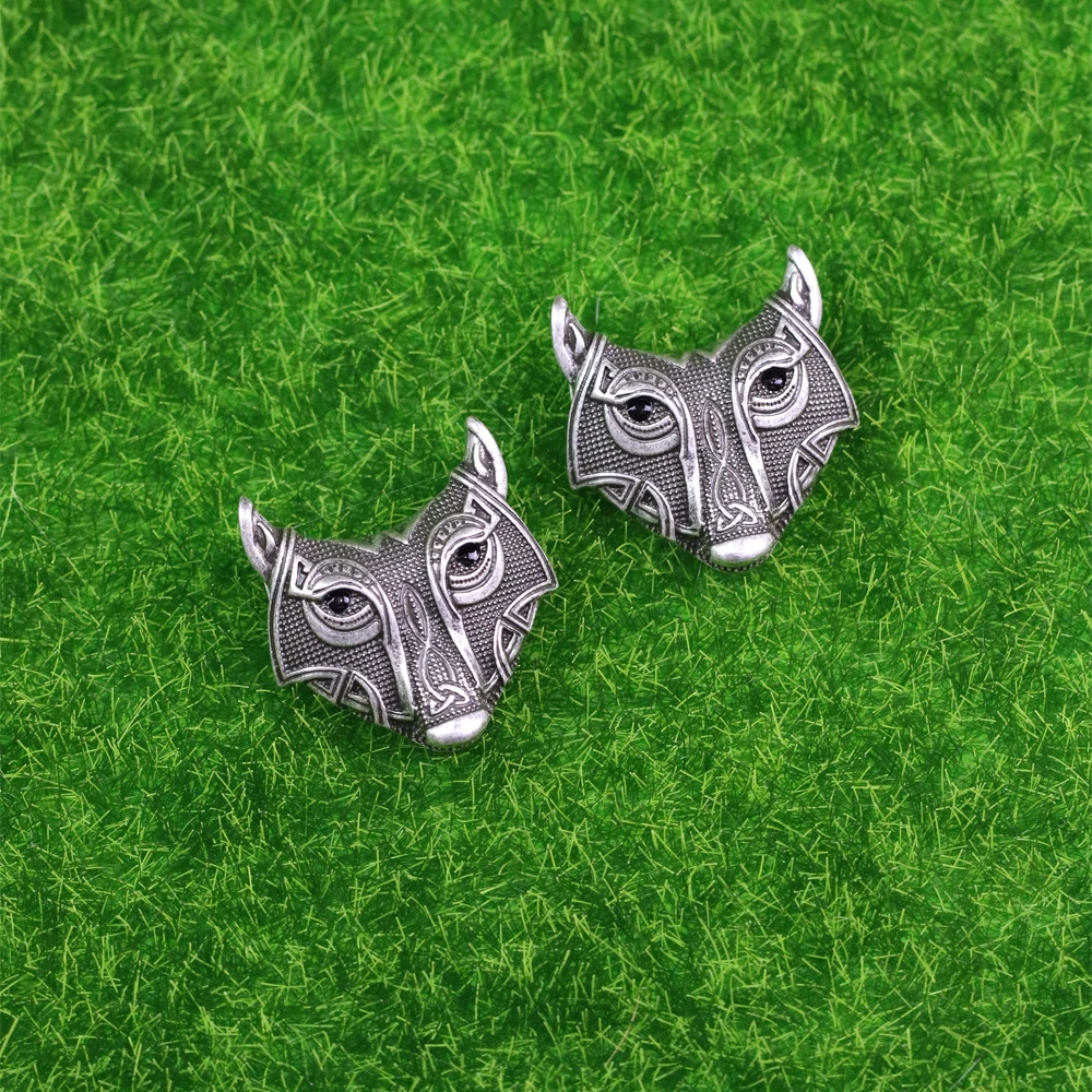 Ожерелье с подвеской в виде головы головного света 1 шт.|animal jewelry|wolf headviking wolf |