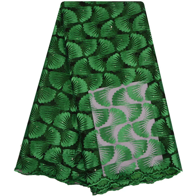 

African Mesh Lace Fabric With Stones For Wedding Bridal Dress New Arrival French Tulle Net Lace With Rhinestones Dress 1299