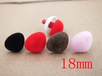 40pcs 18mm mixed colors teddy bear noses safety noses each color 10pcs