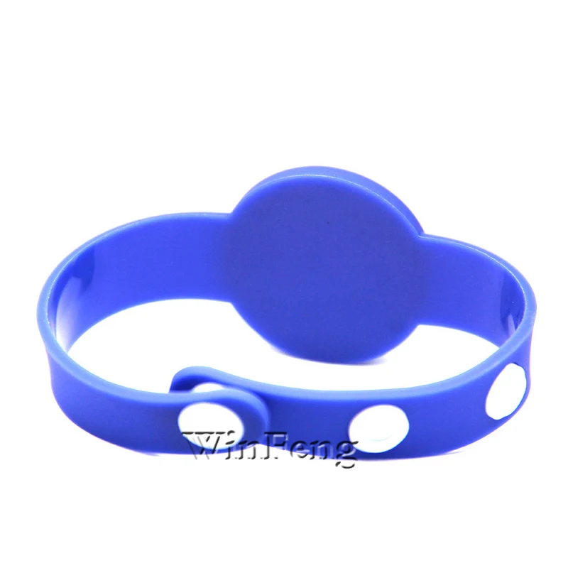 100Pcs/Lot Wholesale F08 Chip RFID Access Control Silicone Bracelets 13.56MHZ PVC Wrist Tag For Concert | Безопасность и защита