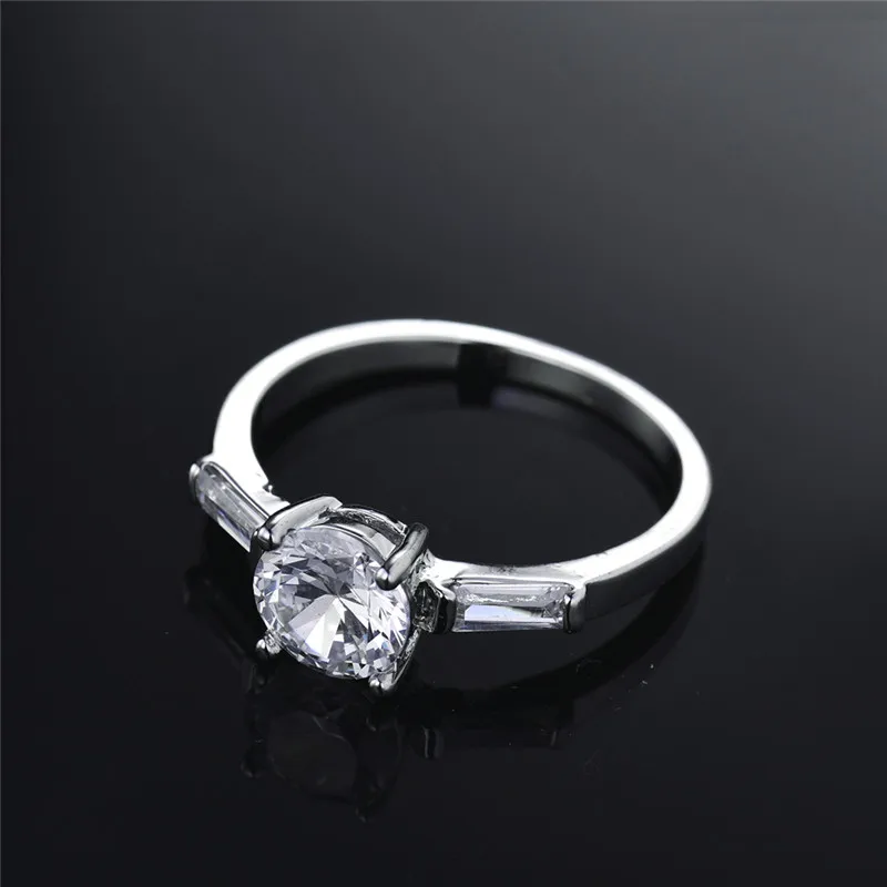 BUDONG модное женское кольцо миди с фианитом Обручальные Кольца Бесконечность