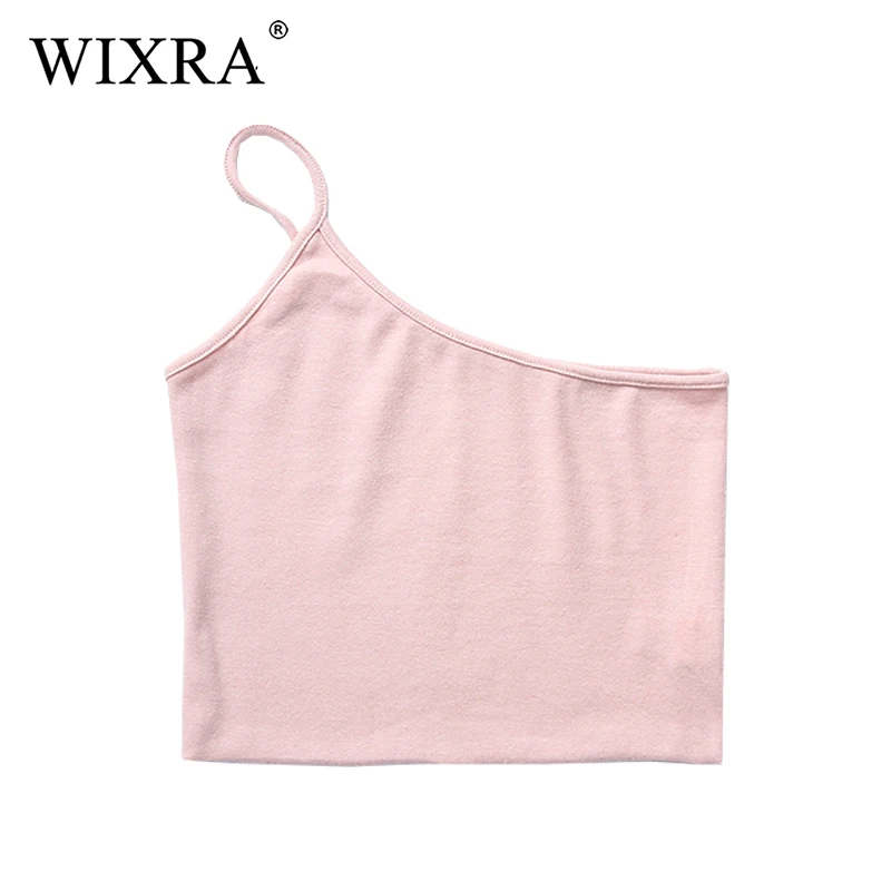 Женский трикотажный топ Wixra короткий с открытыми плечами|Топы| |