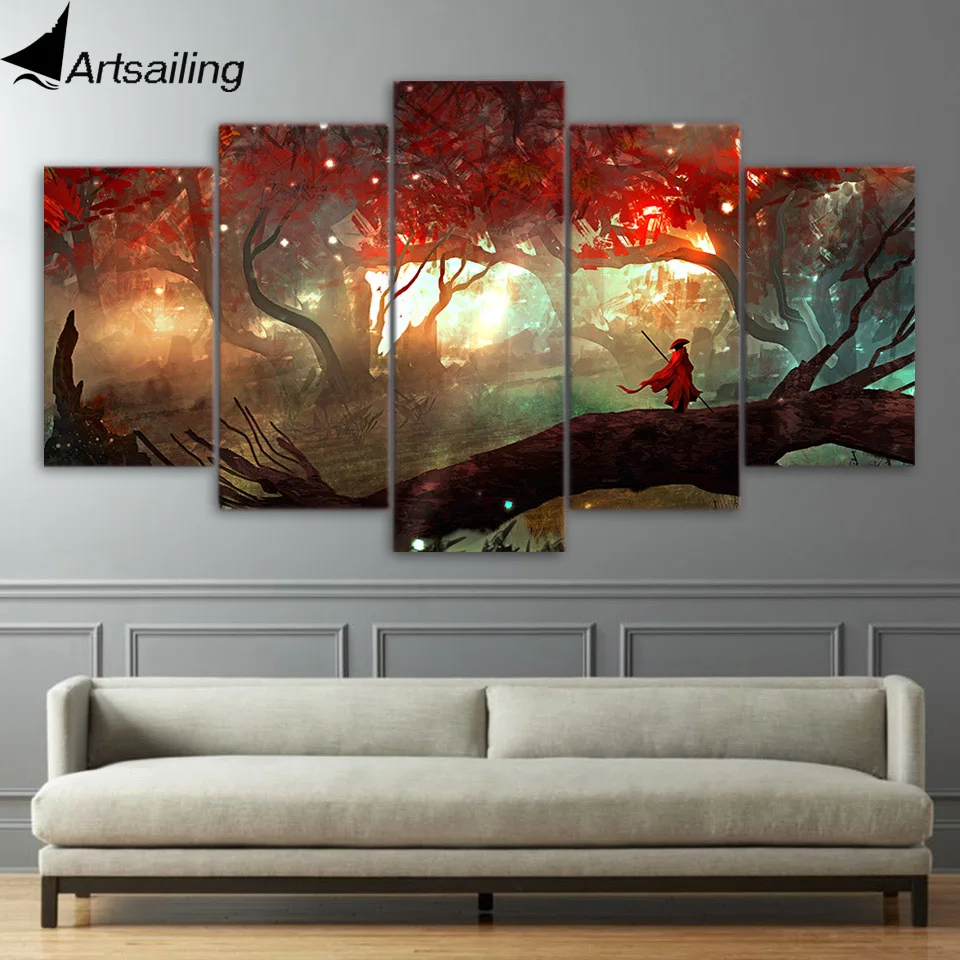 5 шт. холст художественный принт домашнее украшение сакральное путешествие