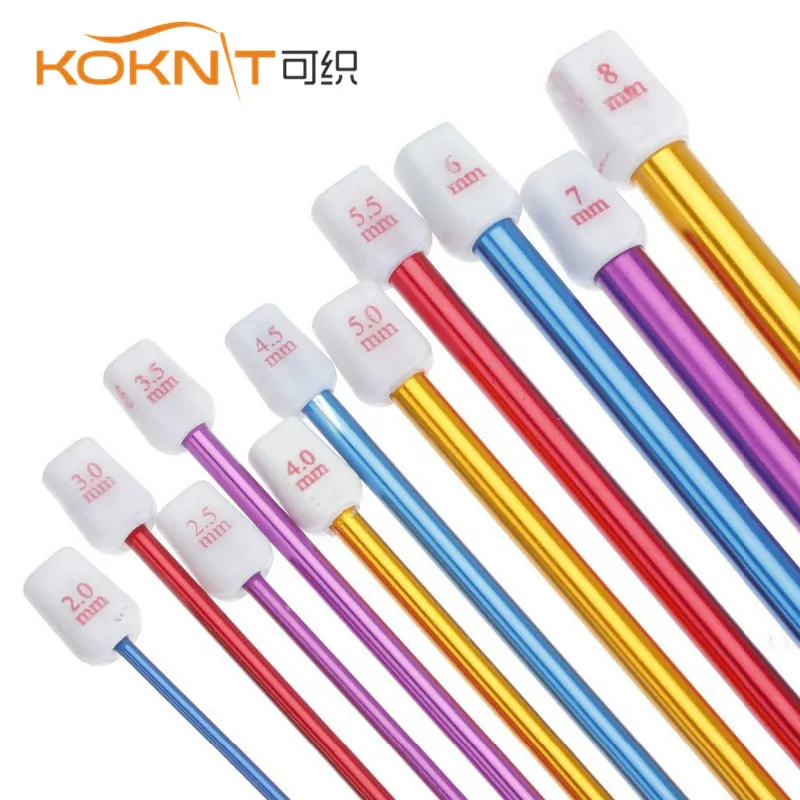 KOKNIT 11 шт. крючки для вязания крючком швейные иглы ручные набор разноцветных 2 0 8 мм