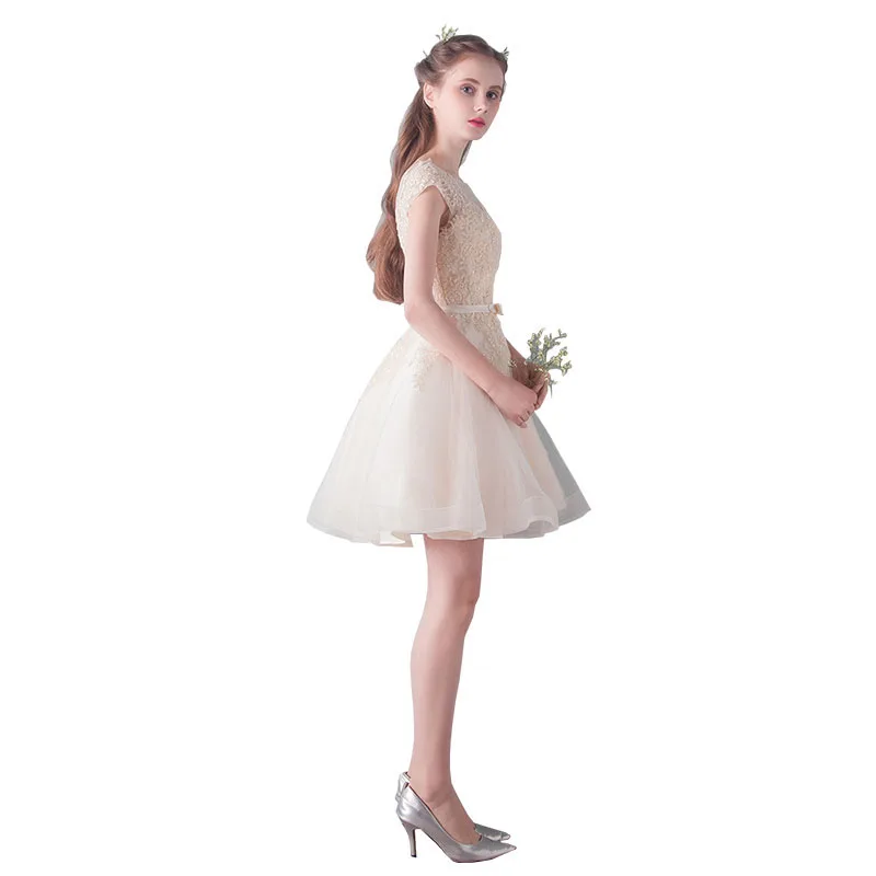 Модное красивое кружевное женское розовое платье цвета шампанского|dress fashion|fashion