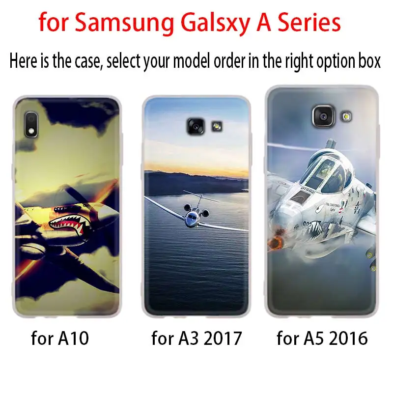 Самолеты дизайнерский чехол для Samsung Галактики A12/A20/A51/A70/A20s/A21s/A32/A50/A50s/A42/A52/A72 5G A8 A7 A6