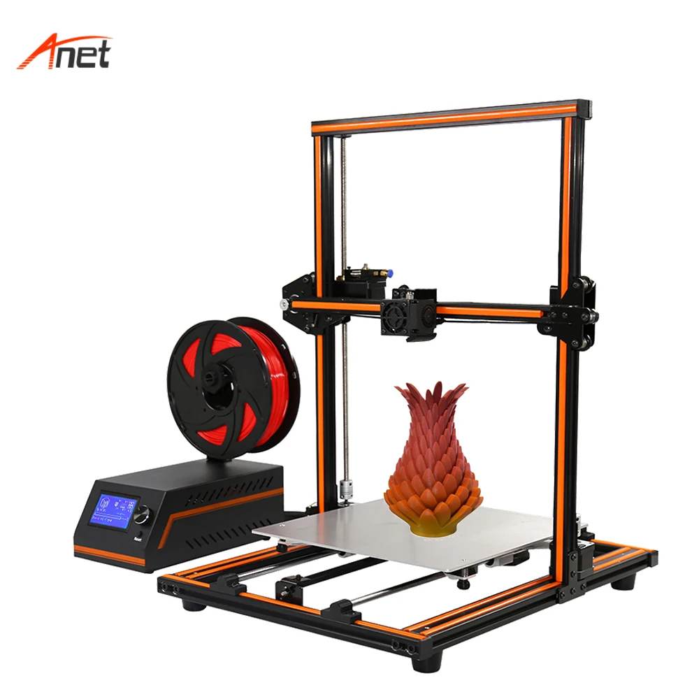 Anet E12 крупнейших Builde объем настольный 3d принтер 0 1 4 мм точность печати