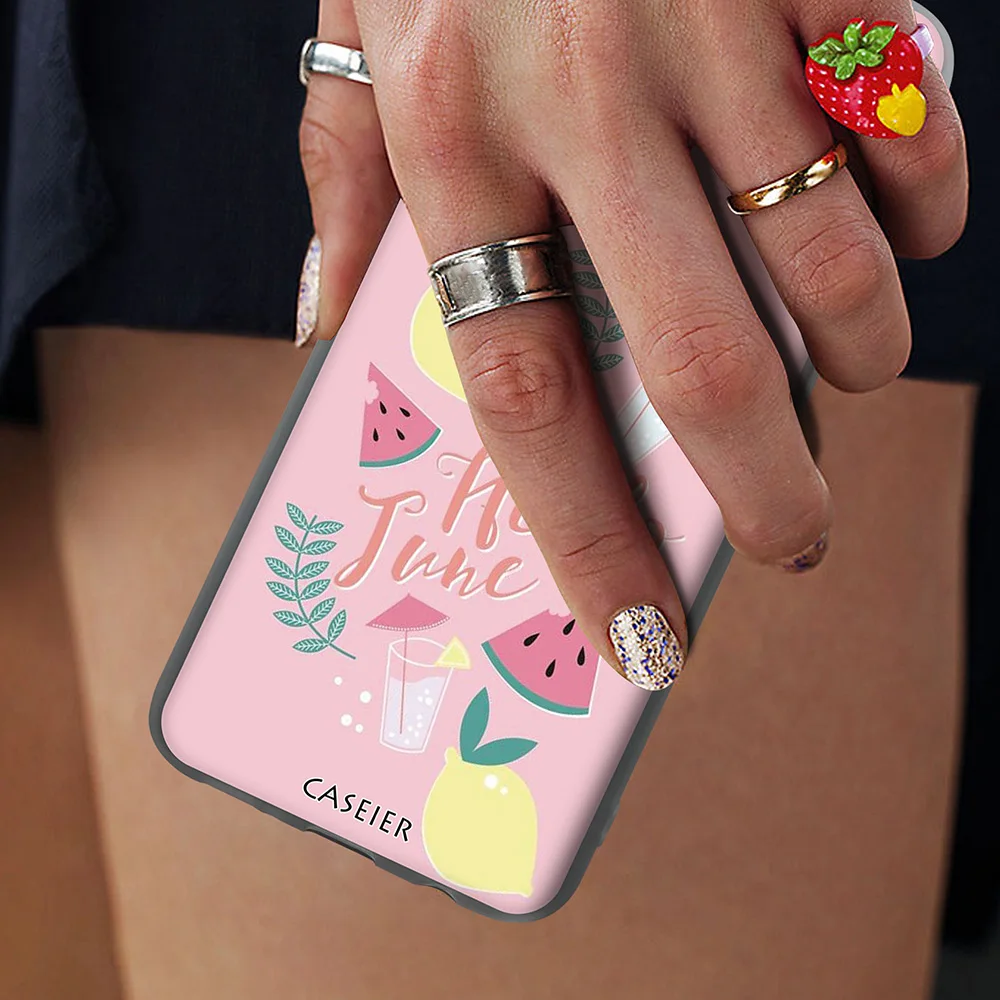 Чехол CASEIER с милым рисунком для Samsung Note 8 9 S8 S9 S10 Plus S10E модные чехлы телефонов A7 A5 A6 A8