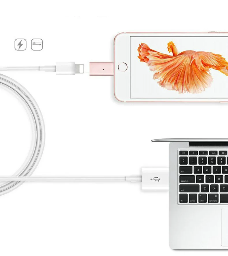 2-й Модернизированный Магнитный зарядный кабель-адаптер для iPhone 5 5S 6 S 7 8 X Plus