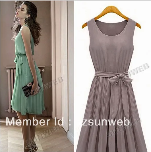 Женская элегантность круглым воротом без рукавов плиссированные жилет