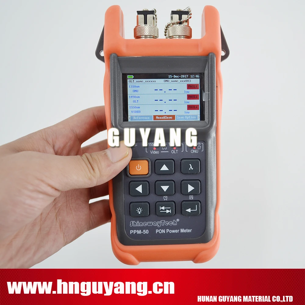 

Handheld FTTx PON Power Meter ShinewayTech PPM-50