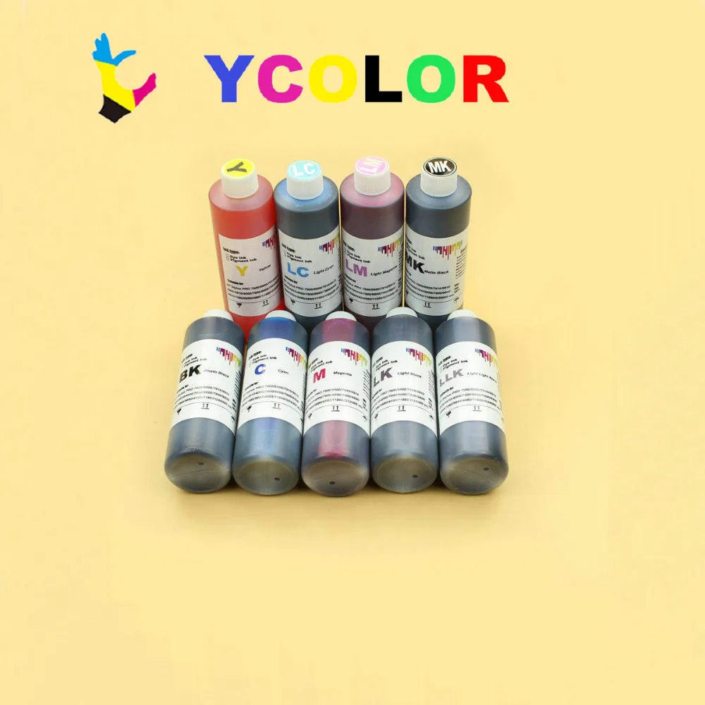 Пигментные чернила 250 мл/бутылка совместимые с принтером Epson SureColor P600 P800 P808|Наборы