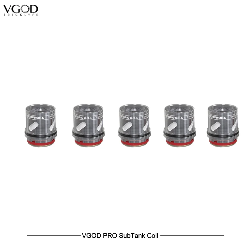 5 шт./лот оригинальная катушка VGOD Pro Subtank 0 2/0.4ohm сопротивление Subohm головка бака для