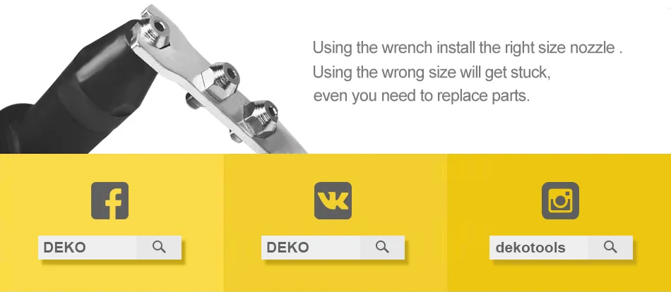 DEKO DQ450/460 Электрический заклепочный ореховый пистолет Клепальный Инструмент беспроводные клепальные сверла адаптер вставной гайки инструмент клепальные сверла адаптер