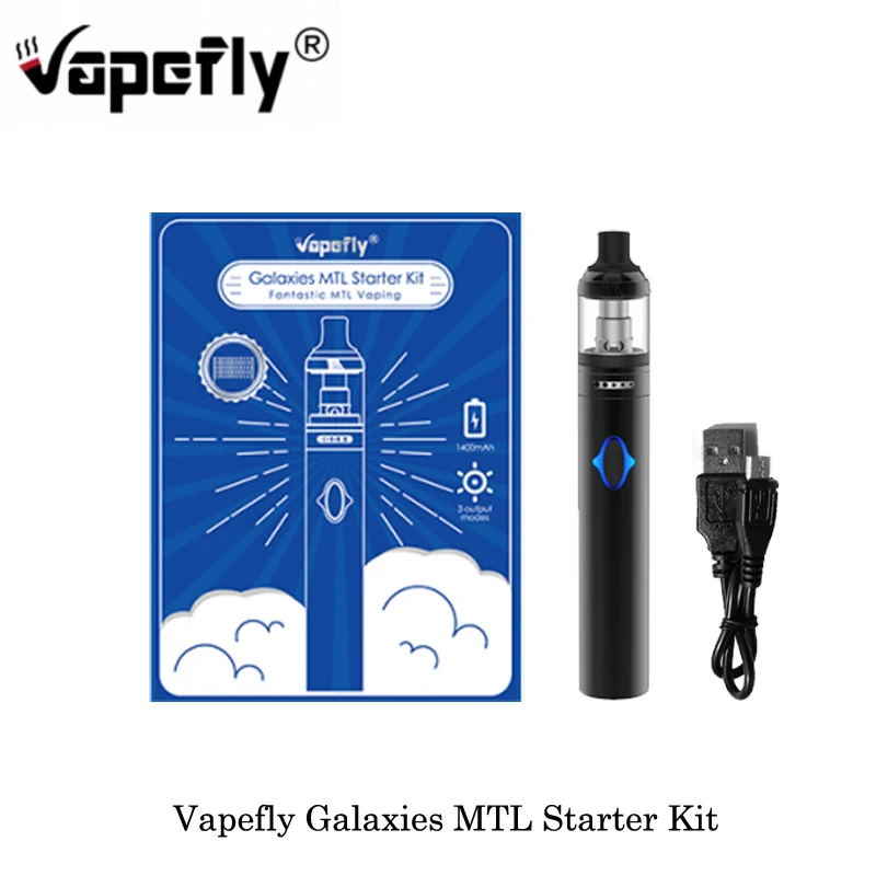 Электронные сигареты Vapefly Galaxy MTL стартовый комплект 1400 мАч 1 8 мл 30 Вт галактики