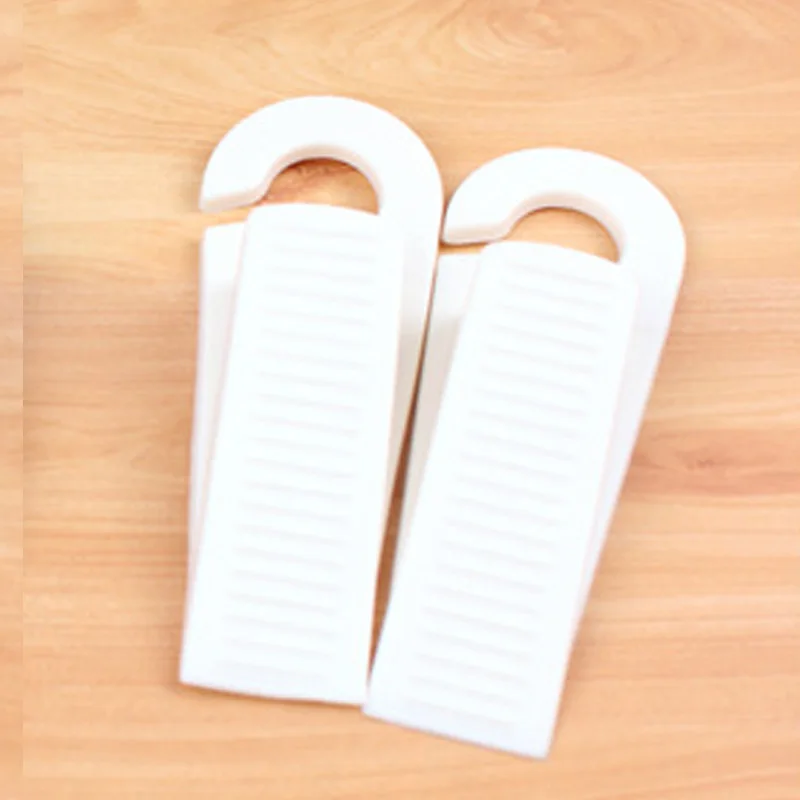 Резиновые дверные Упоры для дверей 2 шт. Нескользящие черные резиновые буферы