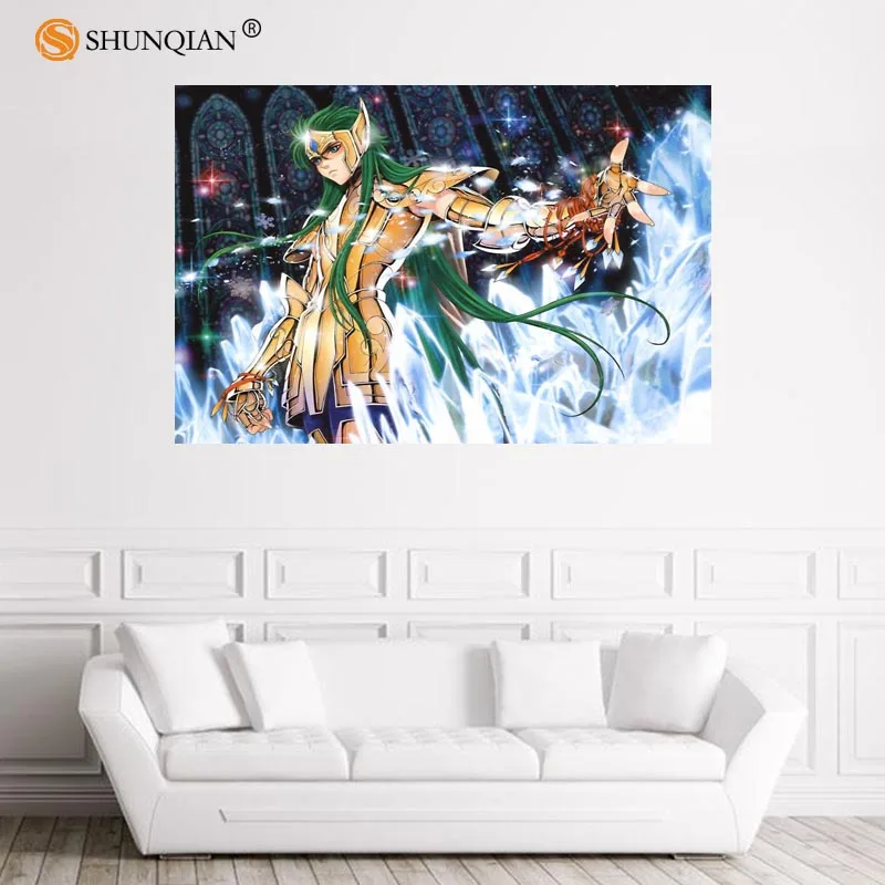 Красивый плакат Saint Seiya атласный Плакат на заказ тканевый настенный с рисунком из