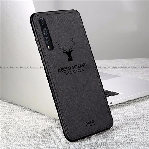 Тканевый чехол для телефона huawei p30 pro Чехол бампер 3D олень мягкая задняя крышка для huawei p30 lite p 30 p30lite p30pro силиконовый чехол