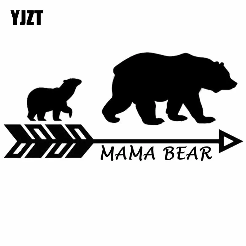 YJZT 17 8 см * 2 Виниловая индивидуальная мотоциклетная наклейка с надписью Мама