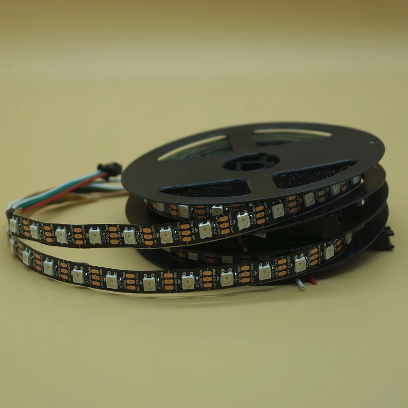 1 м/5 м WS2812B 30/60/144 светодиодов/м Smartled pixel RGB индивидуально адресуемые светодиодные