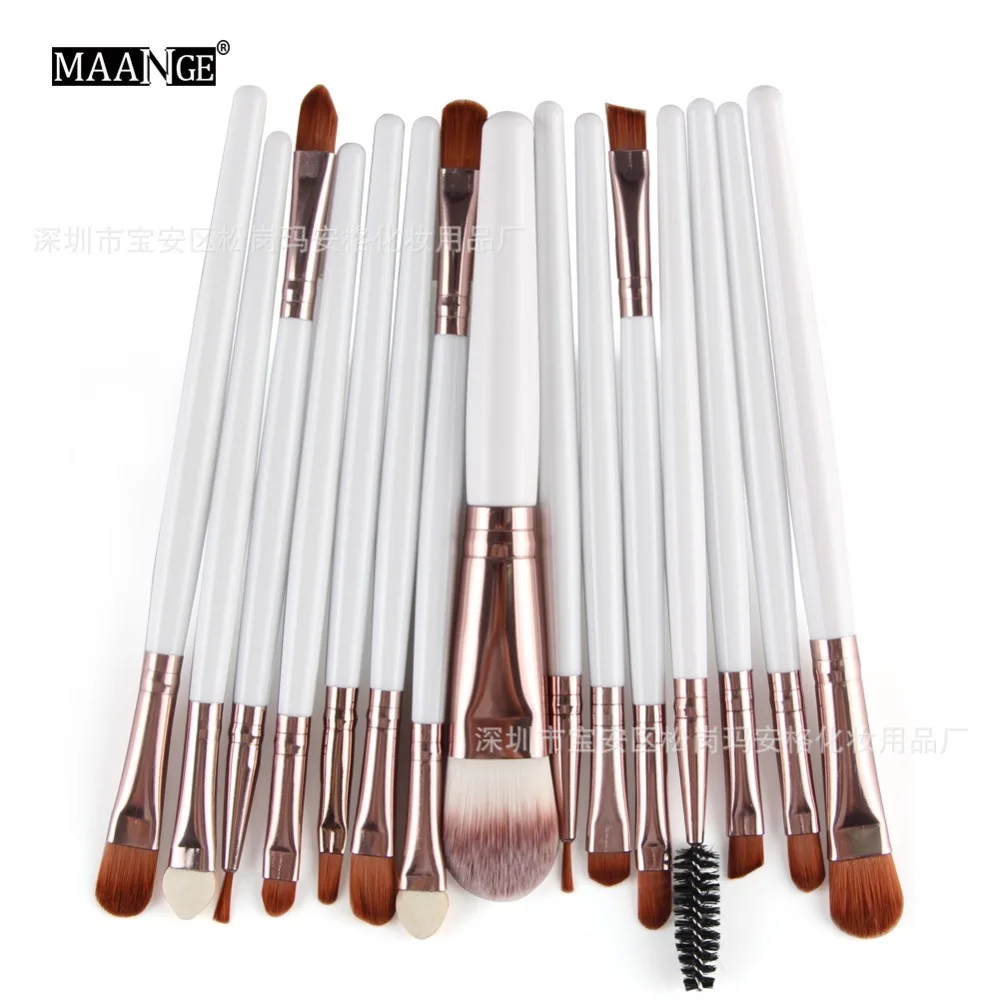Brand 15Pcs Makeup Brushes Set Eye Shadow Foundation Powder Eyeliner Eyelash Lip Make Up Brush Cosmetic Beauty Tool Kit | Красота и