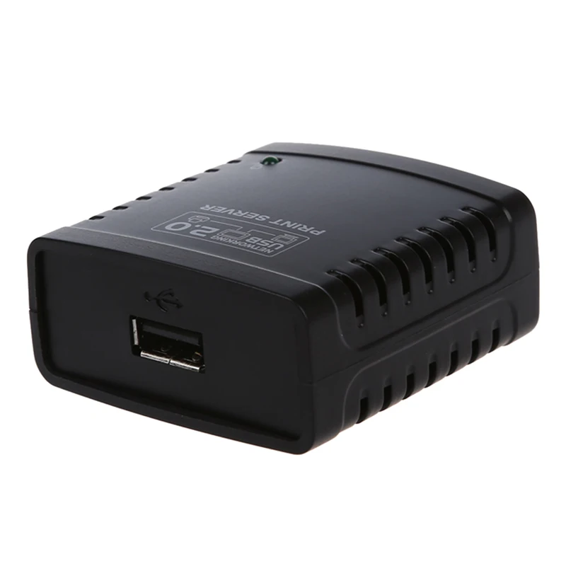 Print Server USB 2.0 Ethernet Network LPR for LAN Networking Printers Share black | Компьютеры и офис