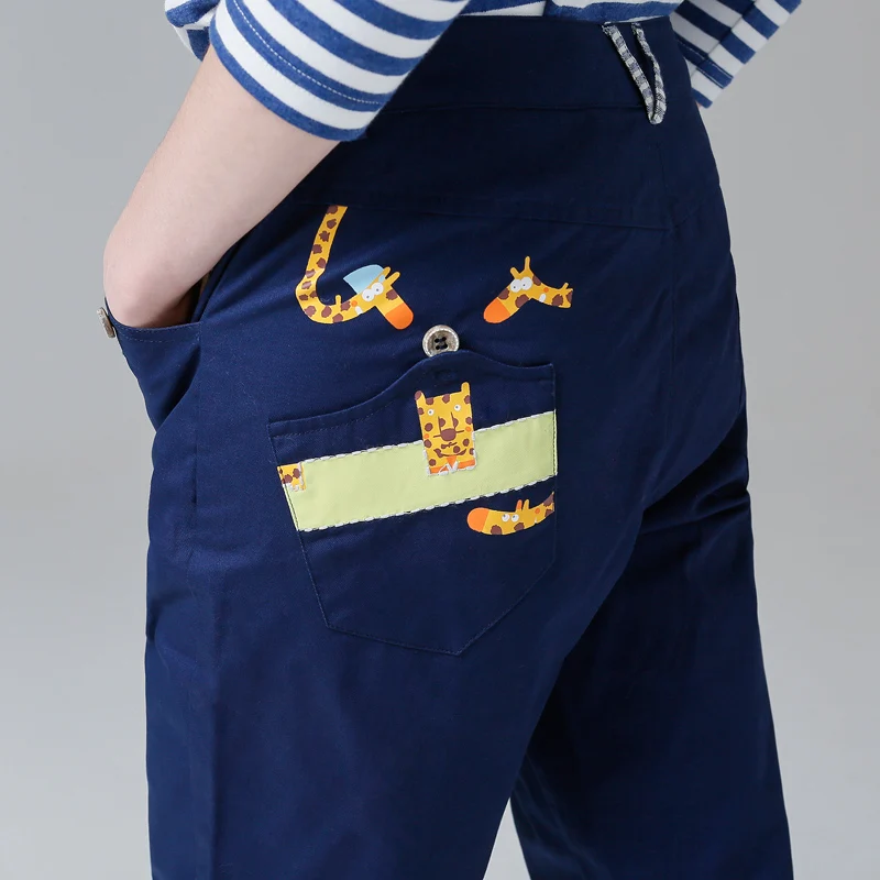 Модные женские брюки Жираф с принтом повседневные штаны-шаровары леди середины