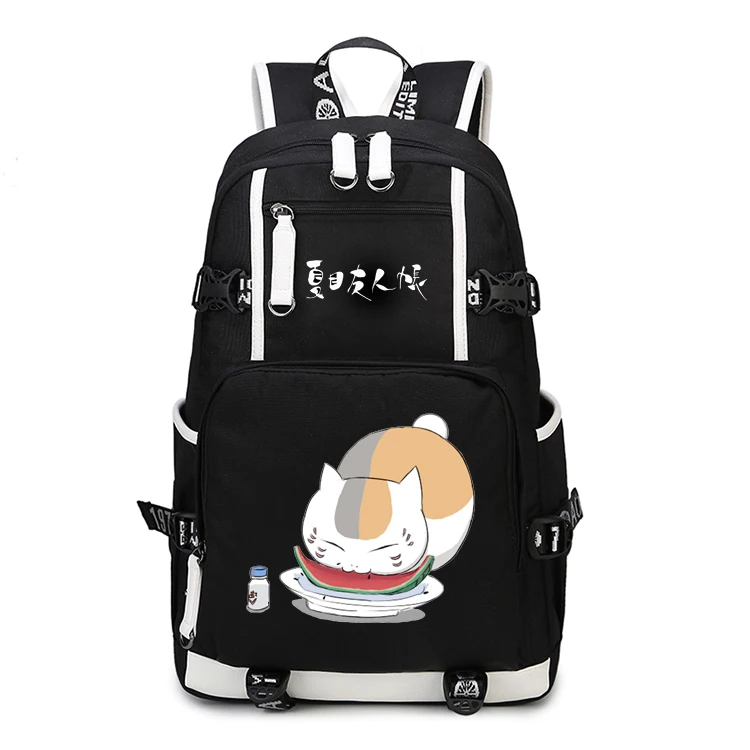 Natsume yuujinchou рюкзак для косплея кошка учительница Такаси Нацумэ аниме Холщовая
