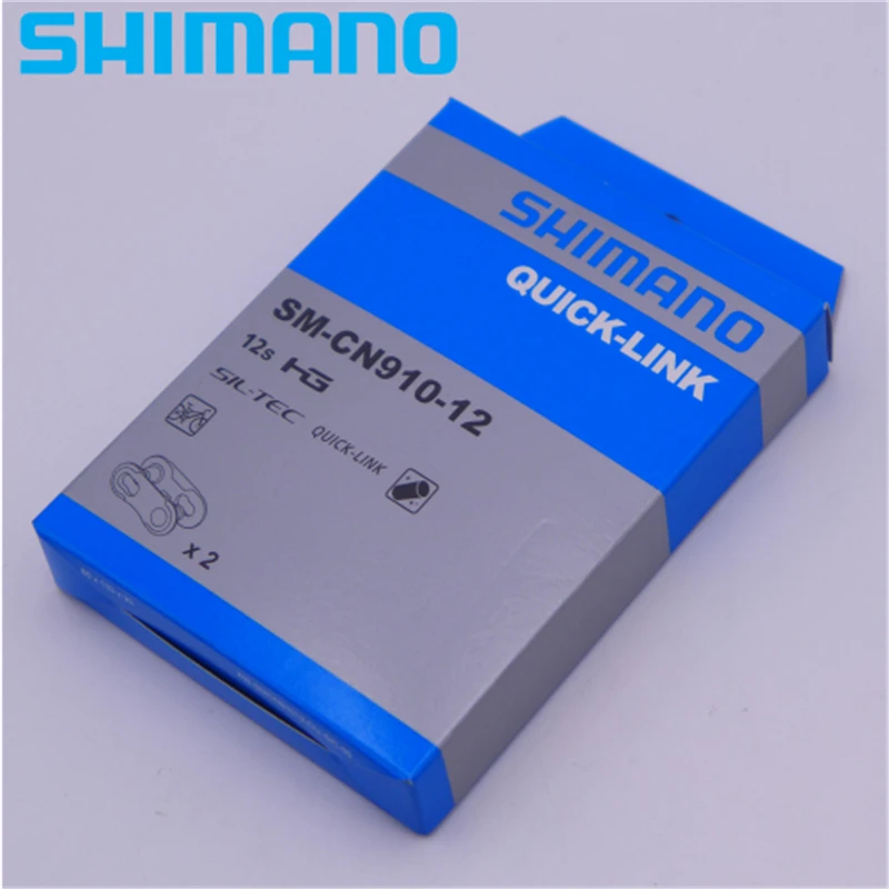 Оригинальная коробка упакованная Shimano велосипедная SM CN910 12 скоростная цепь Quick