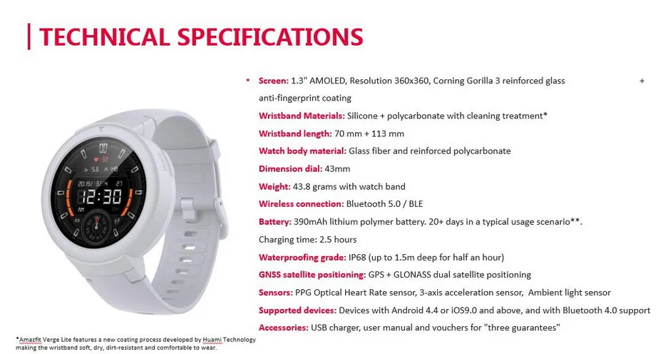 [] Huami AMAZFIT Verge Lite Смарт-часы Bip 2 gps IP68 Водонепроницаемые мульти-спортивные Смарт-часы трекер здоровья