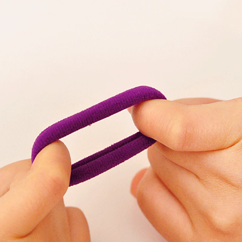 30 шт. ярких флуоресцентных цветных держателей для волос высокие резинки Детские